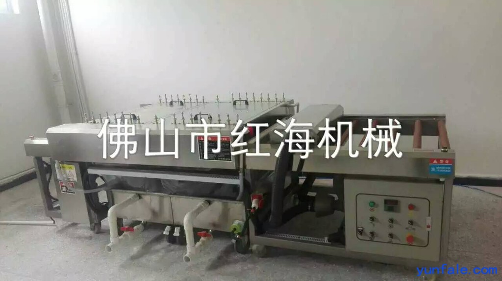 佛山红海机械 玻璃清洗机 不锈钢清洗机 除蜡烘干清洗机