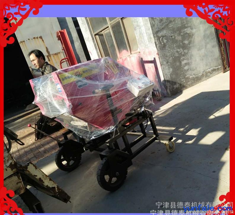 青储打捆包膜一体机牧草秸秆包膜机就选好品质好售后的德泰机械