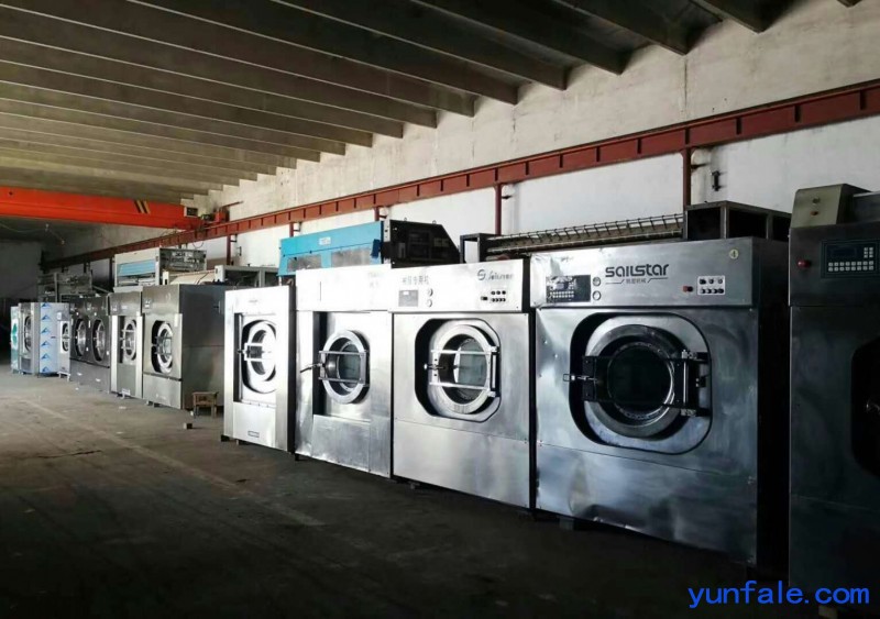 郑州二手航星水洗机100公斤出售四棍鸿尔烫平机