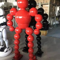 山东现代不锈钢抽象人物雕塑 创意运动健将工艺品摆件