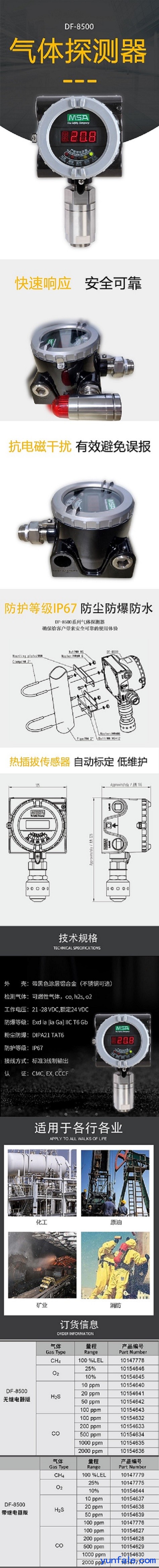 DF8500有毒气体报警器