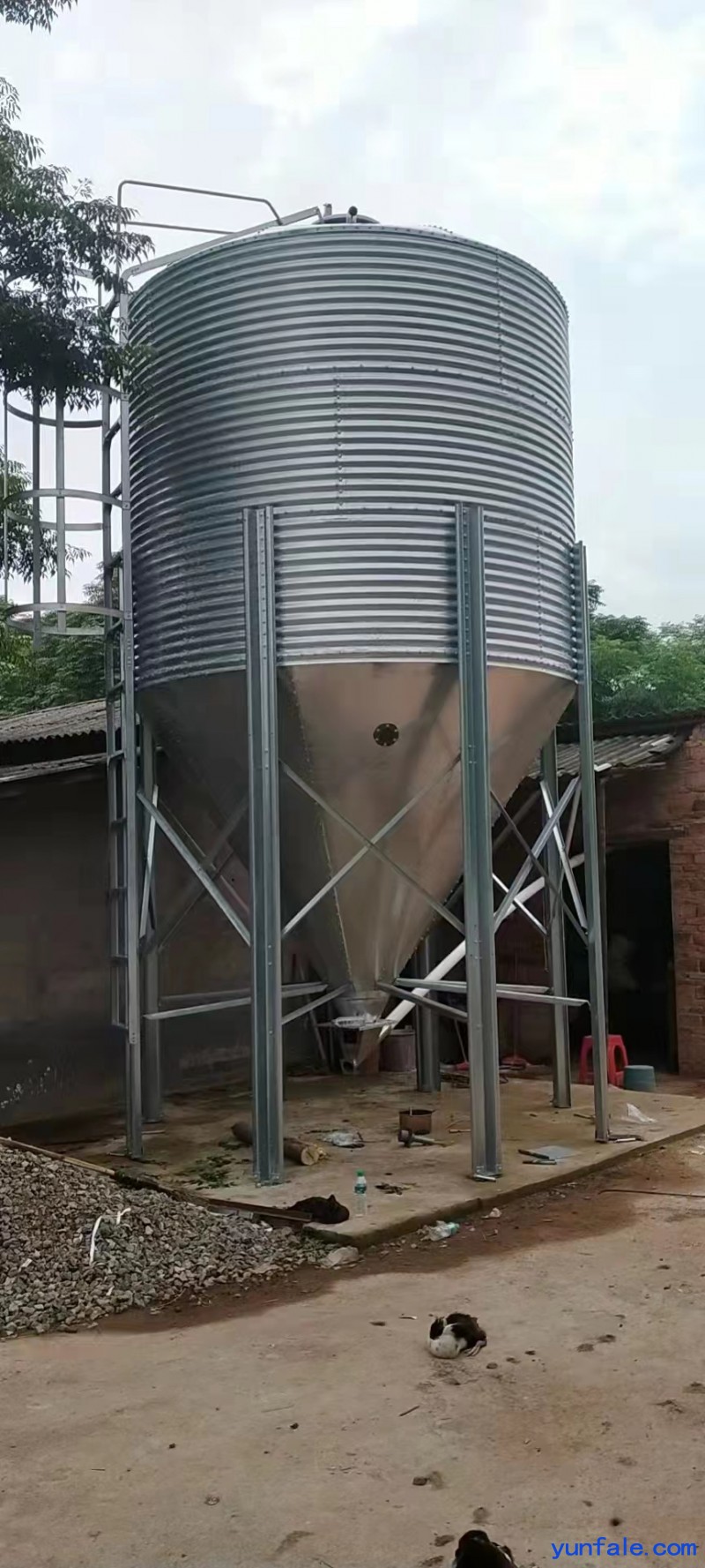 养殖储存设备 镀锌料塔 自动化供料料仓 适用于牧业