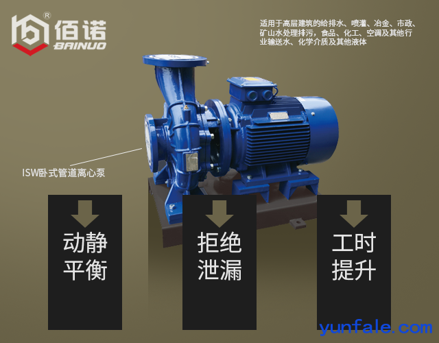 上海佰诺 管道离心泵系列