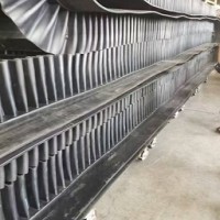 大倾角挡边提升带 波状挡边输送带 橡胶裙边皮带定制